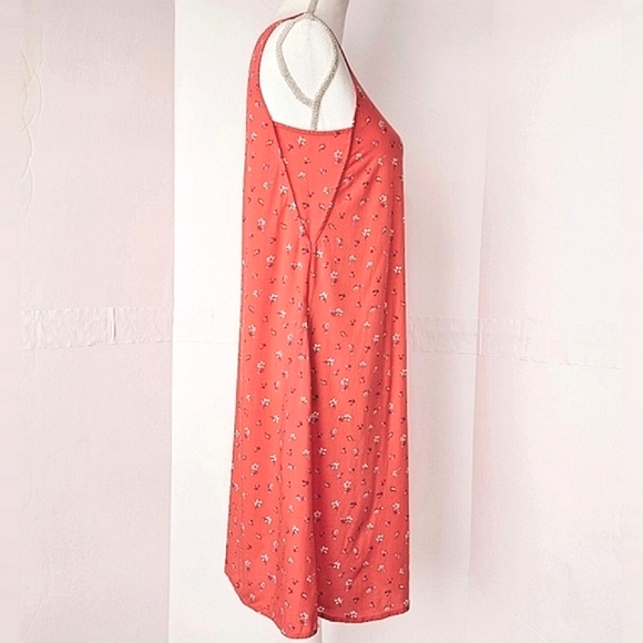 Gap Vermillion Womens Floral Sleeveless Midi Tank Dress in Rayon SzXS NWT - Picture 6 of 13